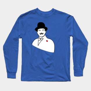 Hercule Poirot Agatha Christie Long Sleeve T-Shirt